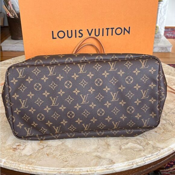 Authentic Louis Vuitton Neverfull GM Classic Monogram Tote Bag Mint Condition - Picture 6 of 17